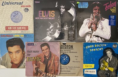 Lot 1265 - ELVIS PRESLEY - LP/10" LP/78 COLLECTABLES