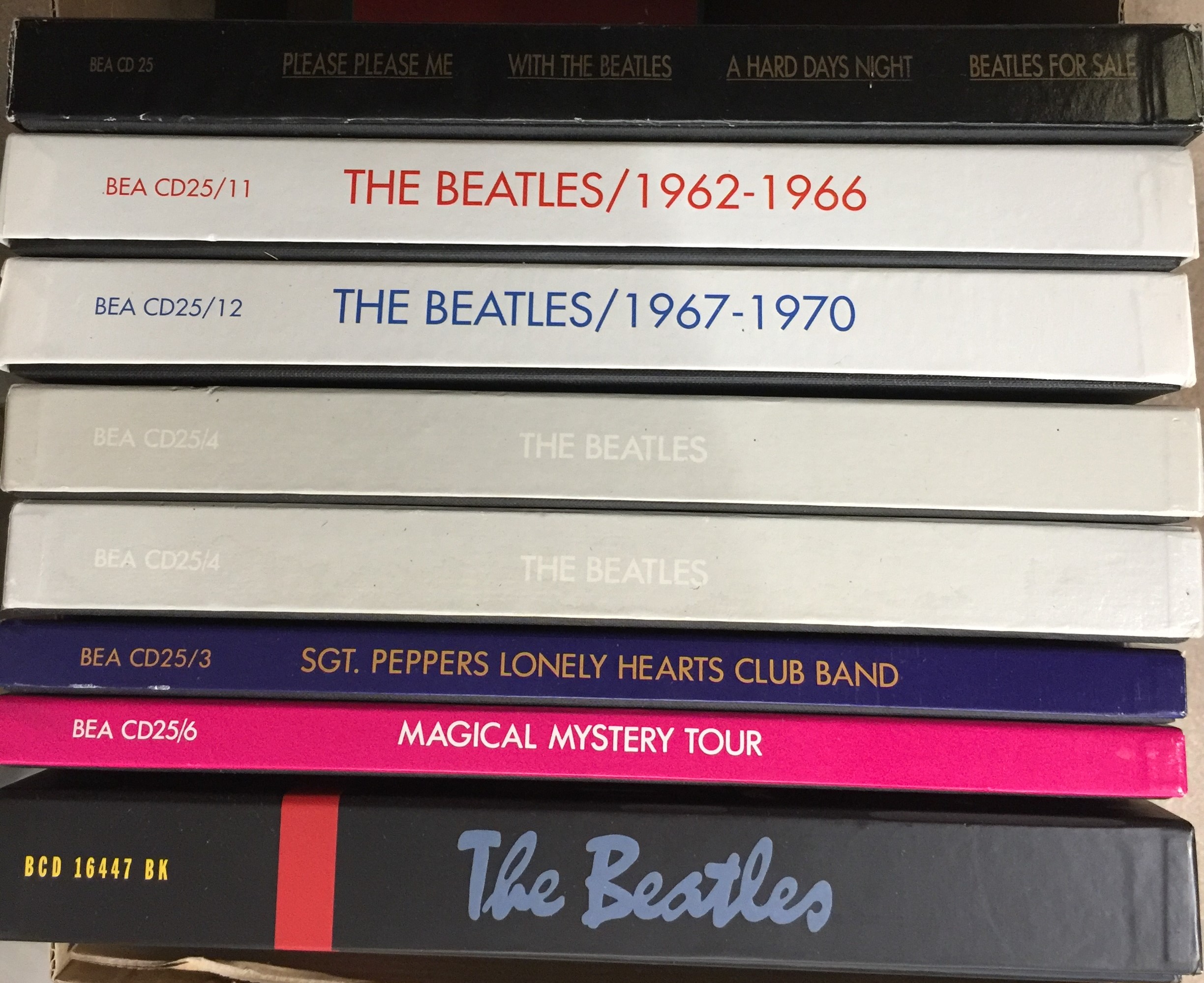 Lot 1231 - THE BEATLES - COMPACT DISC BOX SETS