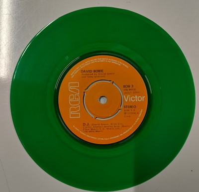 Lot 1317 - DAVID BOWIE - DJ 7" (LIMITED EDITION GREEN VINYL - BOW 3)