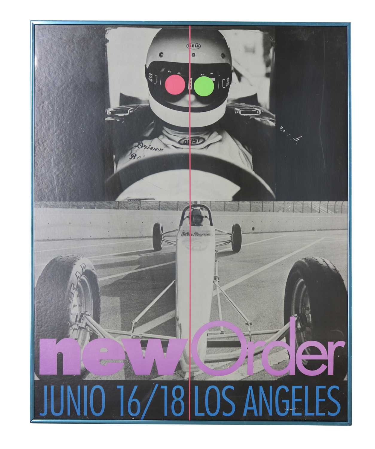 Lot 60 - NEW ORDER JUNE 16/18 LOS ANGELES POSTER