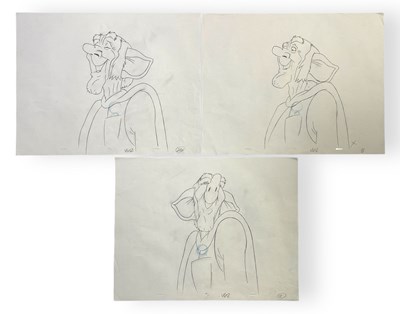 Lot 246 - THE BFG - THREE PRODUCTION SKETCHES.