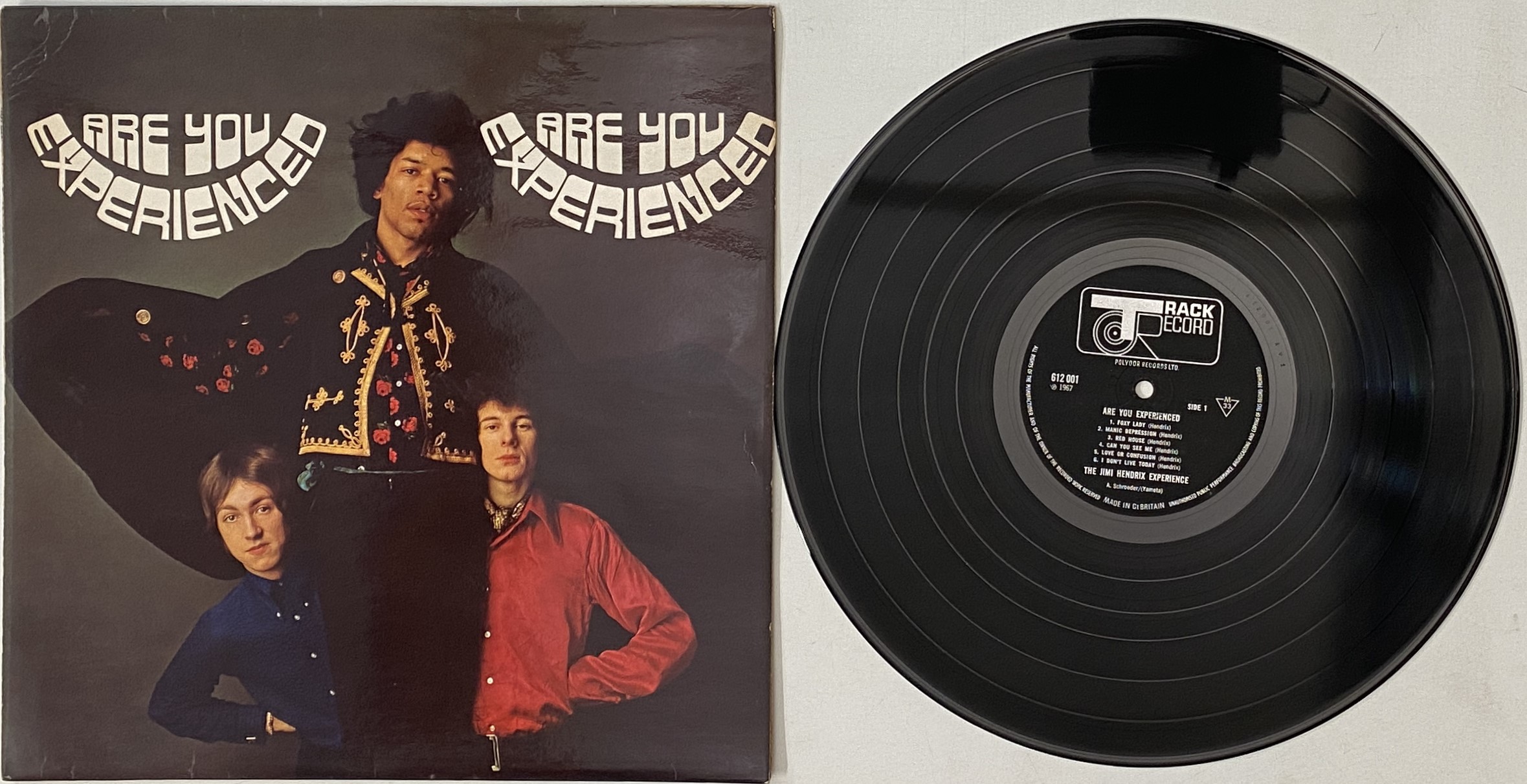 Lot 18 - JIMI HENDRIX - ARE YOU EXPERIENCED LP (UK