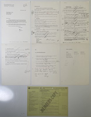 Lot 166 - GEORGE HARRISON - LETTERS AND CORRESPONDENCE.