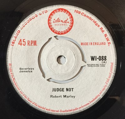 Lot 219 - ROBERT MARLEY (SIC) - JUDGE NOT/ DO YOU STILL LOVE ME UK 7'' (WI-088)