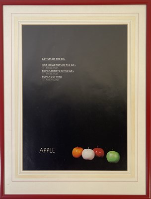 Lot 322 - THE BEATLES - ORIGINAL AND RARE C 1970 APPLE PROMOTIONAL POSTER.