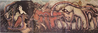 Lot 55 - DONOVAN - HMS DONOVAN LP (UK ORIGINAL W/ POSTER - ORANGE DAWN LABELS - DNLD 4001)