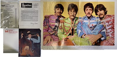 Lot 172 - THE BEATLES - FAN CLUB MEMORABILIA INC POSTERS.