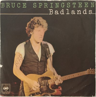 Lot 75 - BRUCE SPRINGSTEEN - BADLANDS/ STREETS OF FIRE 7" (ITALIAN PRESS - CBS 6532)