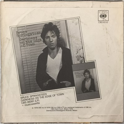Lot 75 - BRUCE SPRINGSTEEN - BADLANDS/ STREETS OF FIRE 7" (ITALIAN PRESS - CBS 6532)