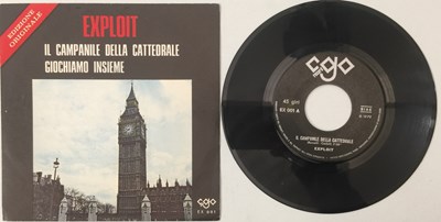 Lot 77 - EXPLOIT - IL CAMPANILEDELLA CATTEDRALE 7" (ITALIAN PROG - CGO RECORDS - EX 001)