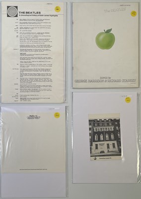 Lot 176 - THE BEATLES - APPLE EPHEMERA AND STATIONERY.