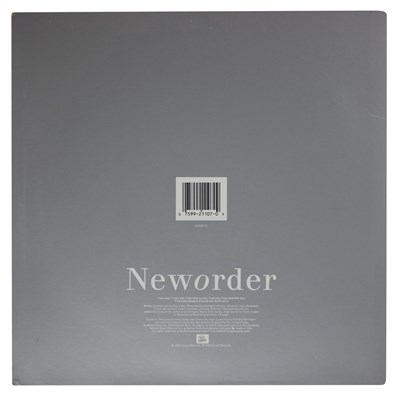 Lot 77 - NEW ORDER SIGNED FINE TIME US 12" SINGLE
