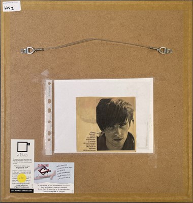 Lot 382 - THE BEATLES INTEREST - STUART SUTCLIFFE - HANDWRITTEN POEM AND ASTRID KIRCHHERR PRINT.