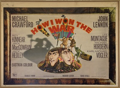 Lot 329 - THE BEATLES - JOHN LENNON - HOW I WON THE WAR (1967) ORIGINAL QUAD POSTER.