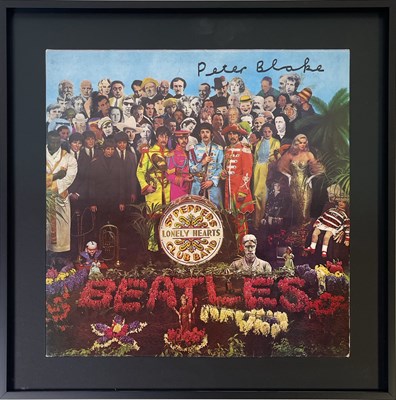 Lot 368 - THE BEATLES - PETER BLAKE SIGNED 'SGT. PEPPER'S' COVER.