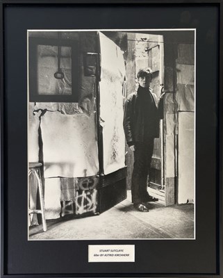 Lot 309 - THE BEATLES INTEREST - ORIGINAL VINTAGE ASTRID KIRCHHERR PHOTO OF STUART SUTCLIFFE.