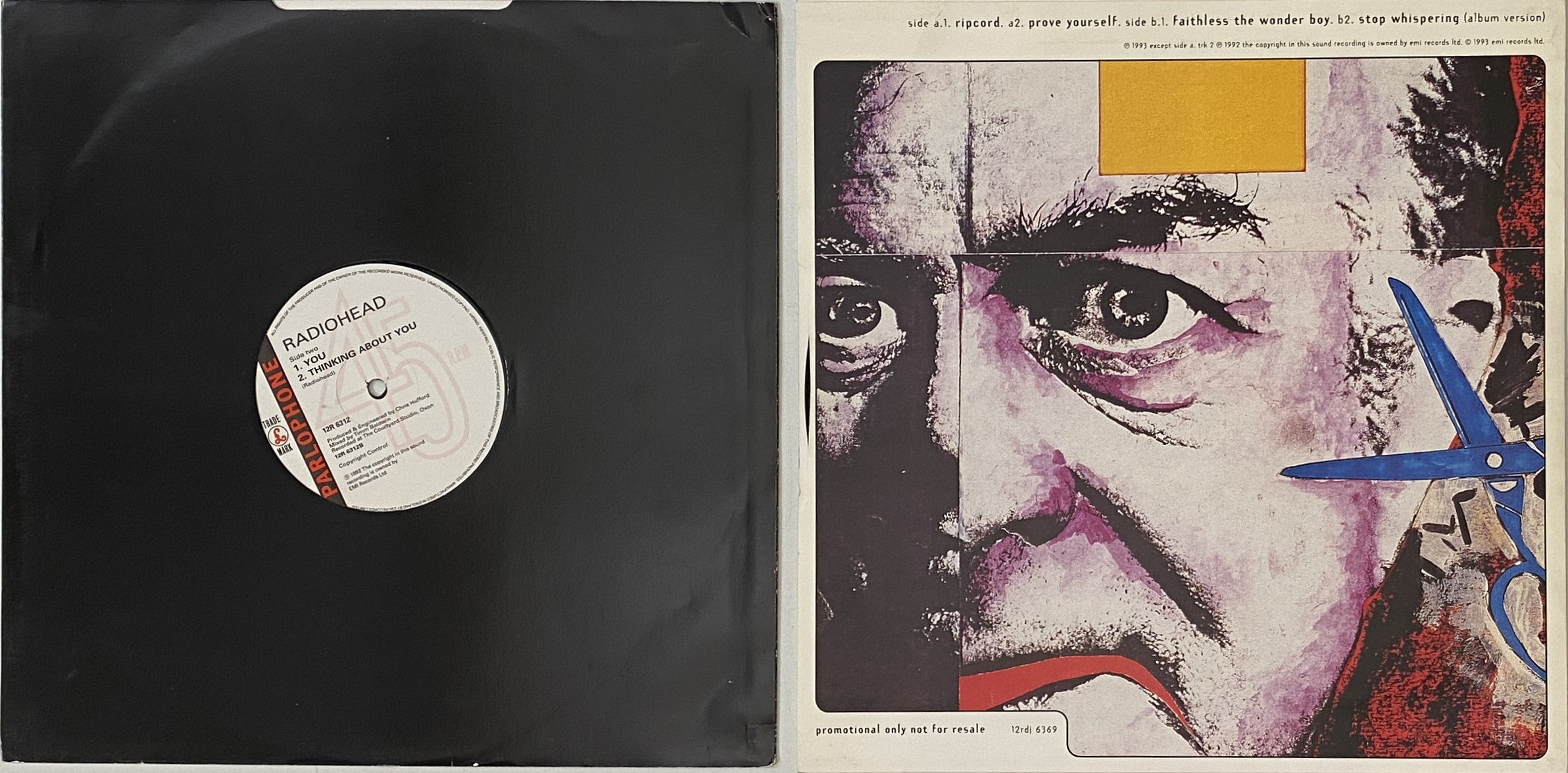 Lot 98 - RADIOHEAD - STOP WHISPERING/ DRILL EP (12