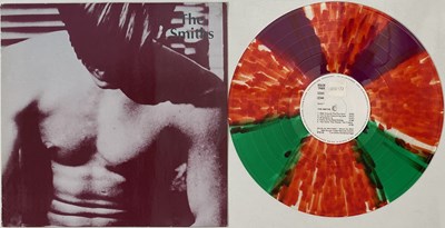 Lot 21 - THE SMITHS - THE SMITHS LP - ORIGINAL GERMAN NUMBERED MULTI-COLOURED VINYL (ROUGH TRADE - RTD 25)