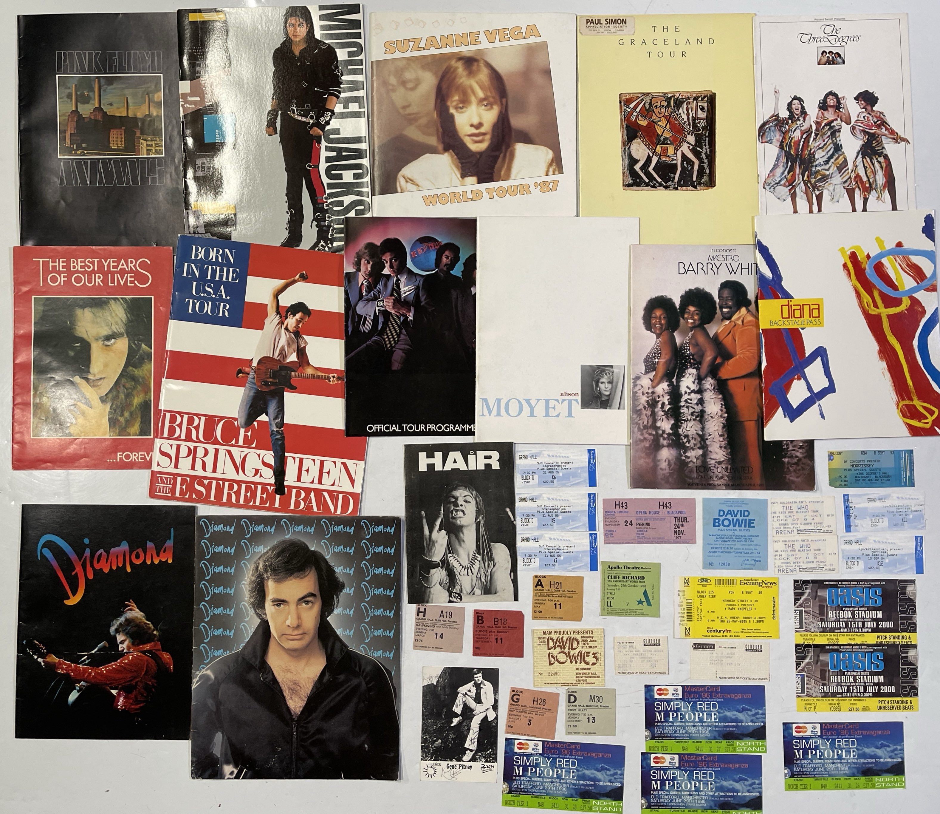 Lot 109 - CONCERT PROGRAMME AND TICKET COLLECTION INC
