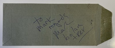 Lot 487 - T.REX / MARC BOLAN - SIGNED ENVELOPE.