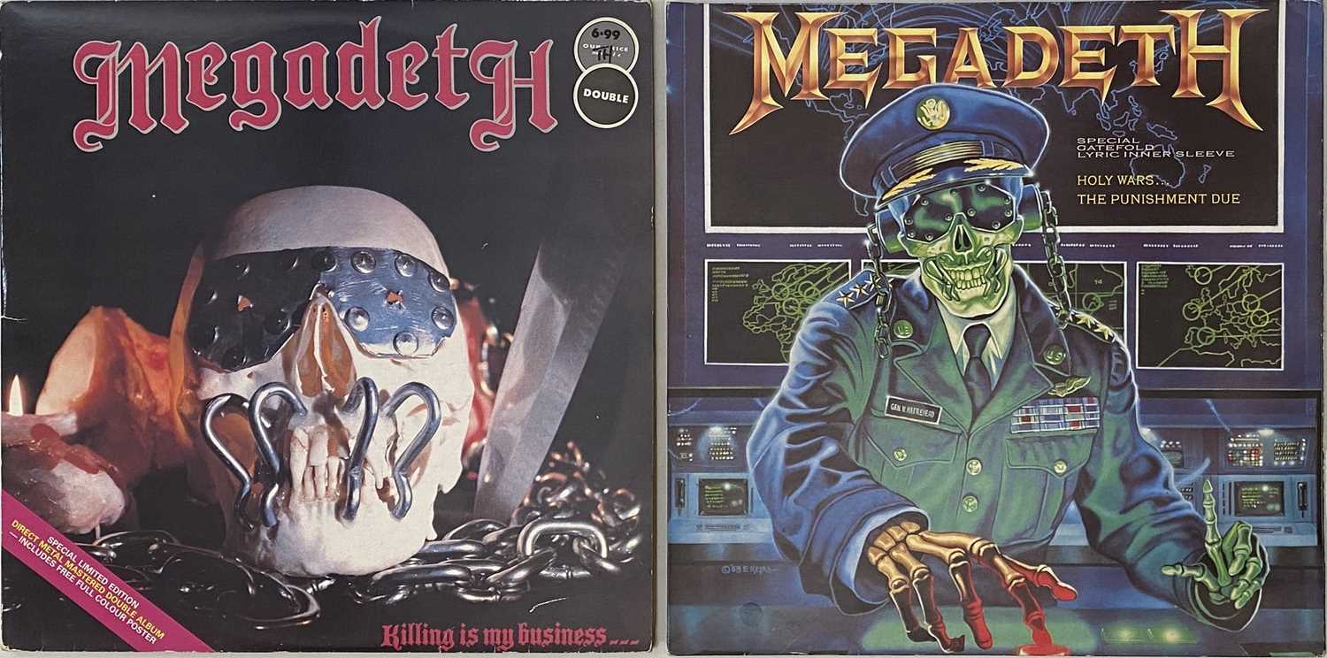 Lot 199 - MEGADETH LP PACK