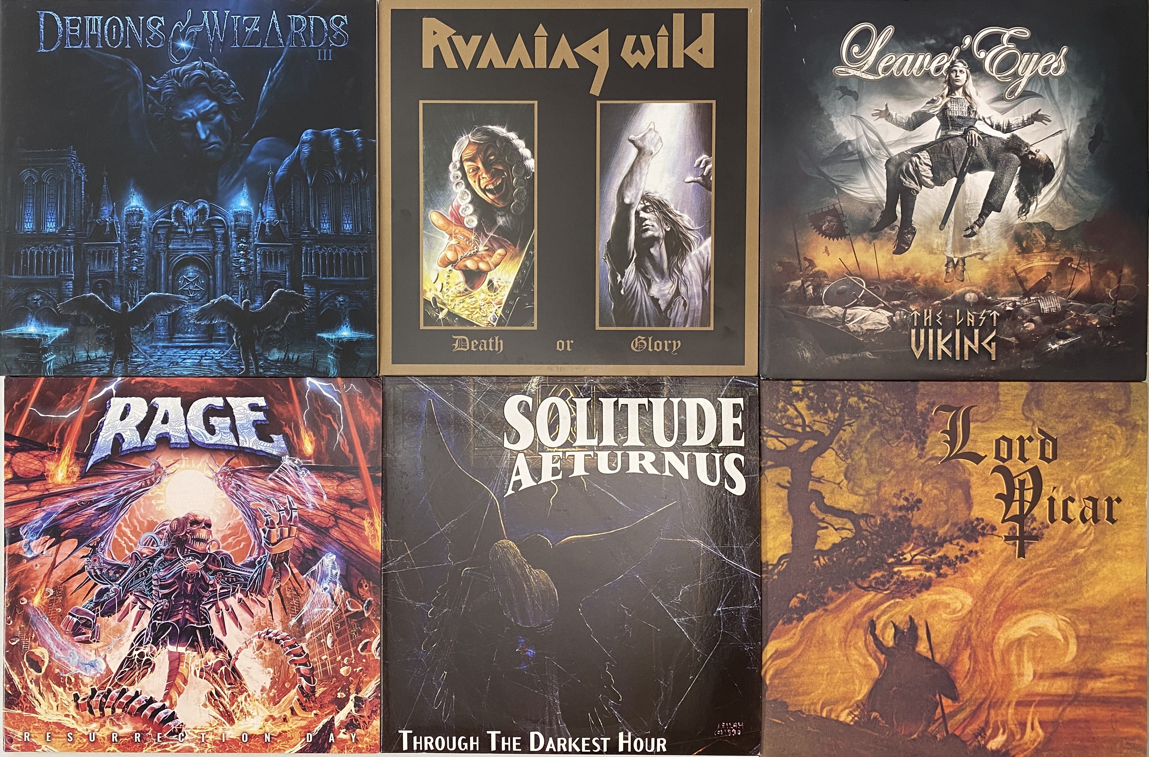 Lot 204 - POWER METAL AND RELATED LP COLLECTION