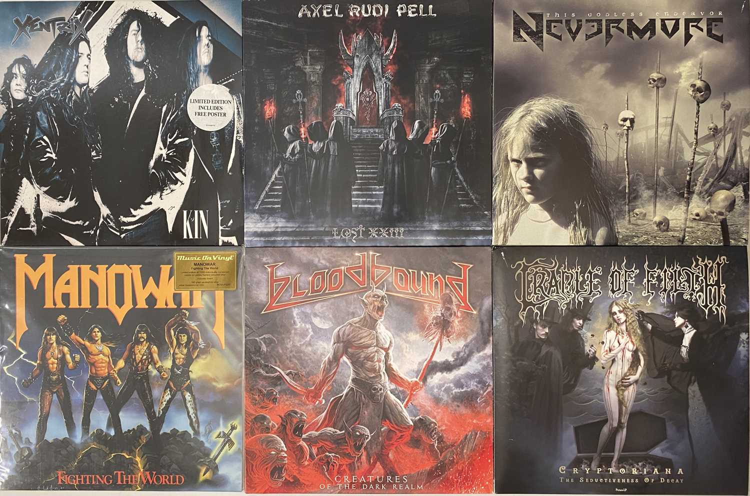 Powermetal Res Lot 205 - POWER METAL AND RELATED LP COLLECTION