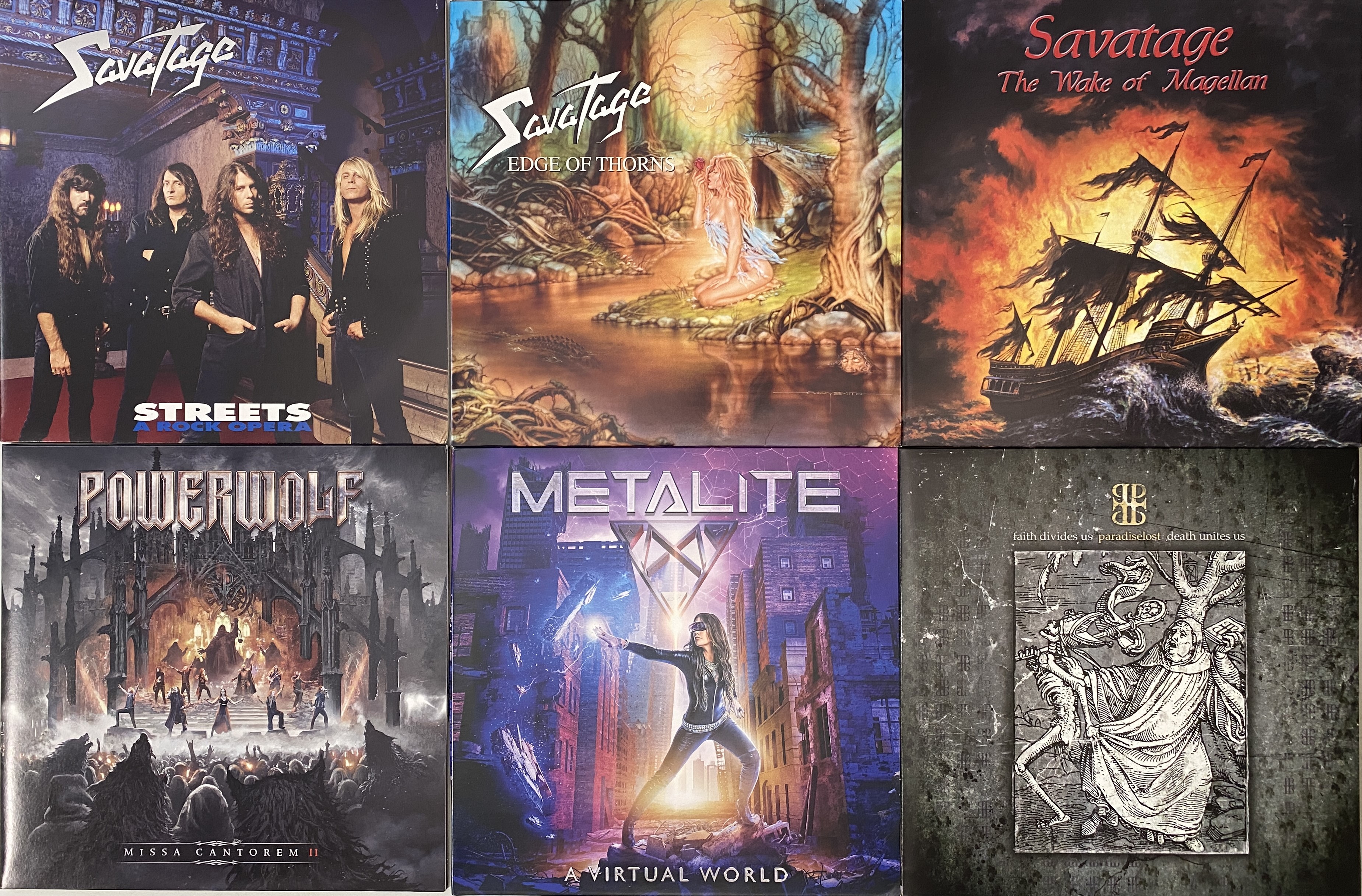 Lot 206 - POWER METAL AND RELATED LP COLLECTION