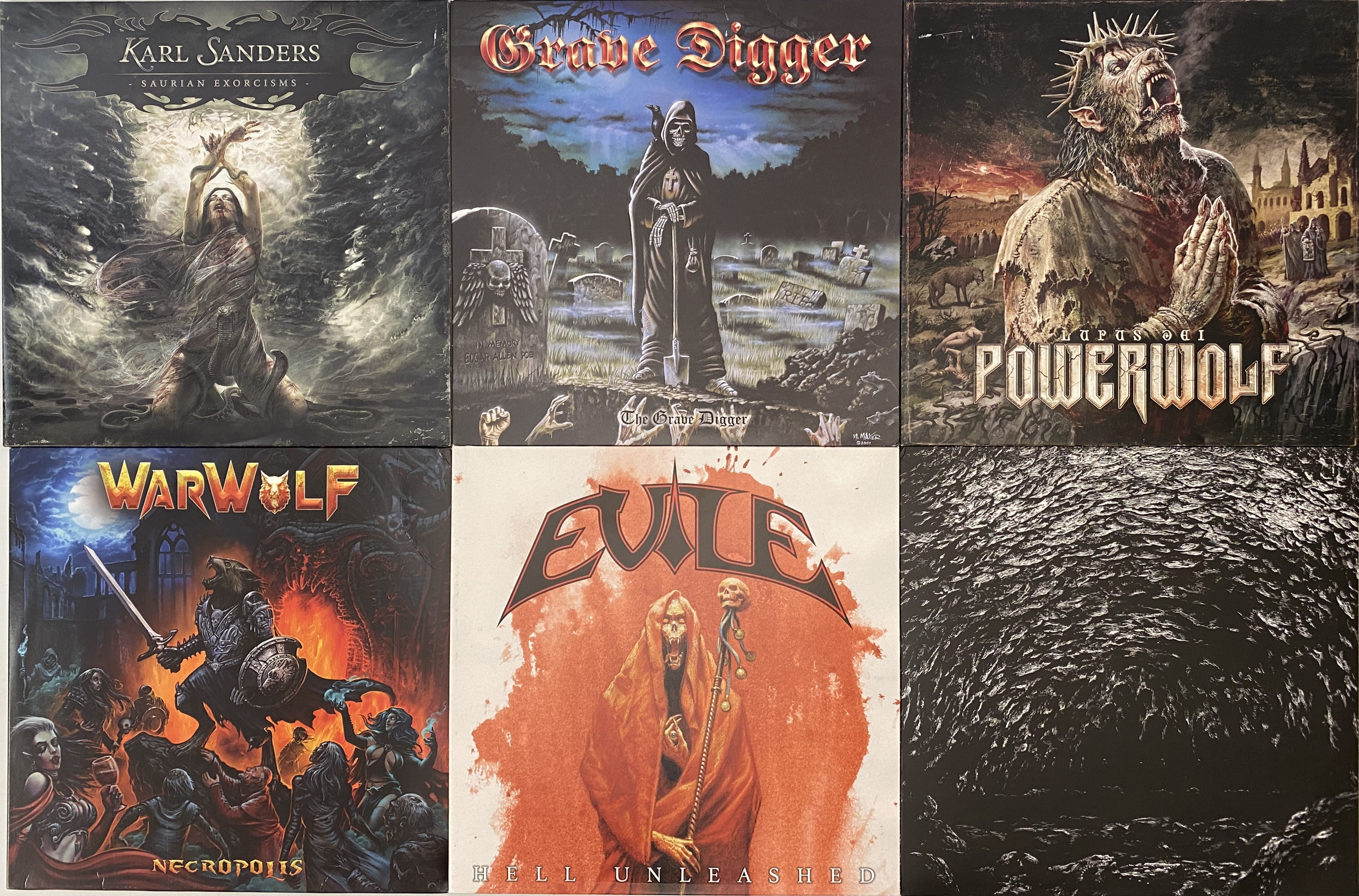 Powermetal Res Lot 206 - POWER METAL AND RELATED LP COLLECTION