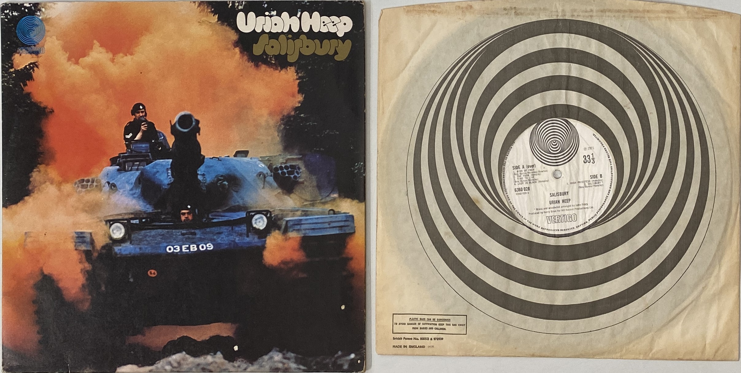 URIAH HEEP SPECIAL D.J COPY OF BRONZE Y-3023 JAPAN PROMO