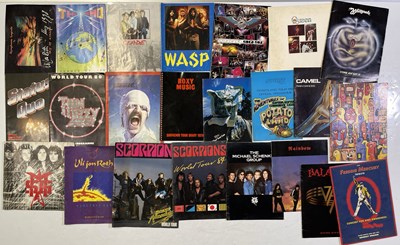 Lot 110 - ROCK AND METAL CONCERT PROGRAMMES.