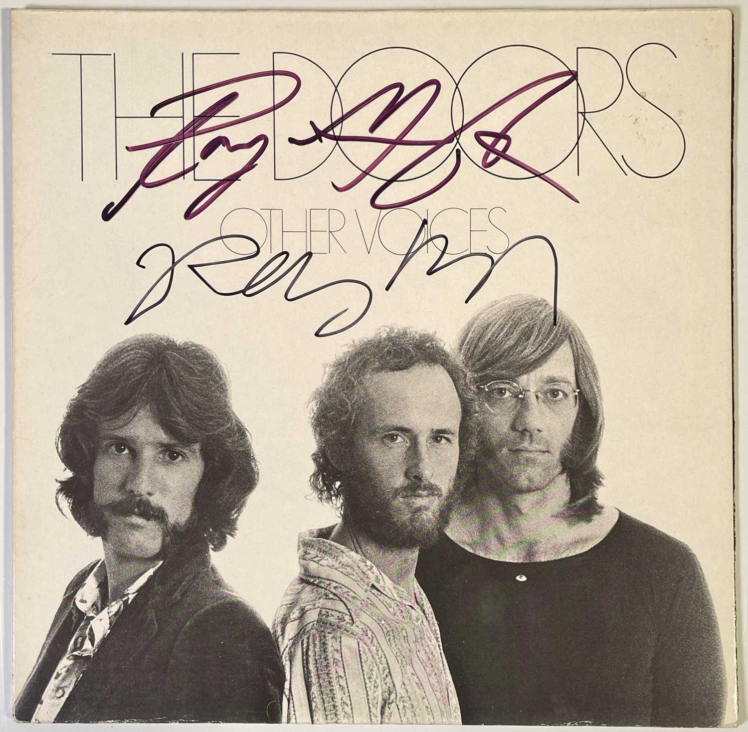 Lot 312 - THE DOORS - RAY MANZAREK AND ROBBIE KRIEGER