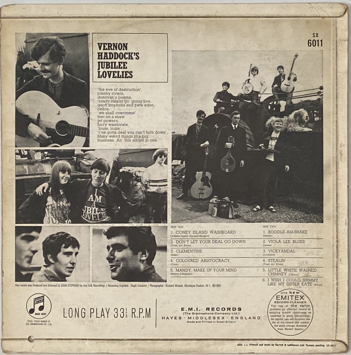 Lot 192 VERNON HADDOCK'S JUBILEE LOVELIES LP (SX