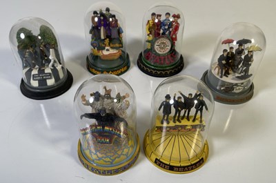 Lot 194 - THE BEATLES - FRANKLIN MINT DOMES IN ORIGINAL PACKAGING.