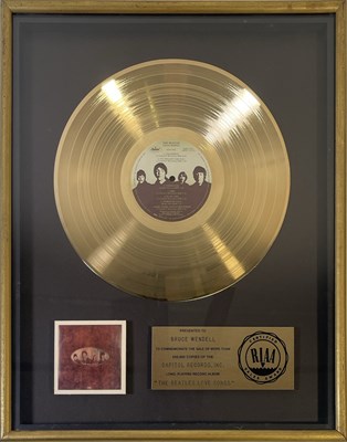 Lot 378 - THE BEATLES - 'LOVE SONGS' RIAA AWARD.