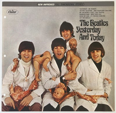 Lot 389 - THE BEATLES - PRINTER'S PROOF OF FIRST STATE STEREO BUTCHER COVER.