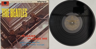 Lot 46 - THE BEATLES - PLEASE PLEASE ME LP (FIRST UK STEREO 'BLACK AND GOLD' PCS 3042)