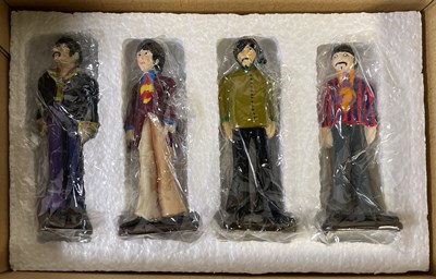 Lot 205 - THE BEATLES - LIMITED EDITION GARTLAN FIGURINES.
