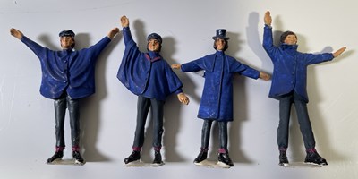 Lot 205 - THE BEATLES - LIMITED EDITION GARTLAN FIGURINES.