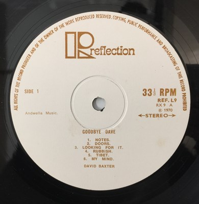 Lot 236 - DAVID BAXTER - GOODBYE DAVE LP (REF L9)