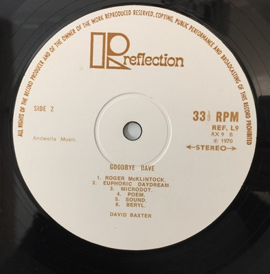 Lot 236 - DAVID BAXTER - GOODBYE DAVE LP (REF L9)