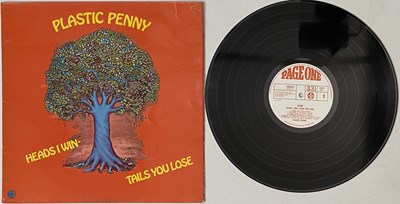 Lot 2380242 - PLASTIC PENNY - HEAD I WIN - TALES YOU LOSE LP (ORIGINAL UK COPY - PAGE ONE POS 011)