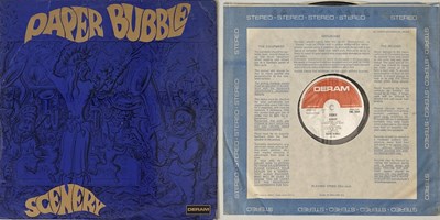 Lot 243 - PAPER BUBBLE - SCENERY LP (DERAM SML 1059)