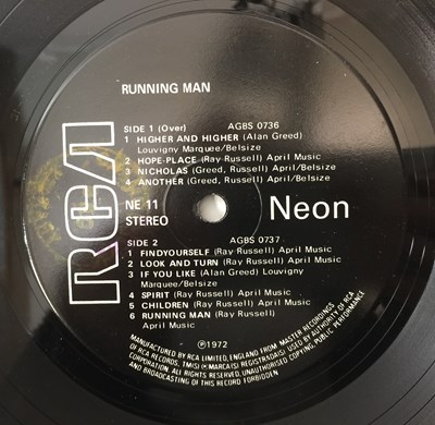 Lot 244 - THE RUNNING MAN - THE RUNNING MAN LP (NE 11 - UK ORIGINAL PRESSING)