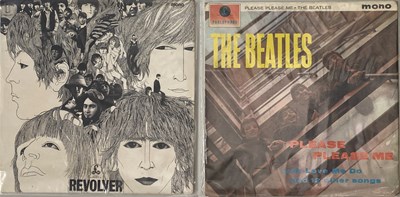 Lot 52 - THE BEATLES - PLEASE PLEASE ME/REVOLVER LPs (EARLY UK COPIES)