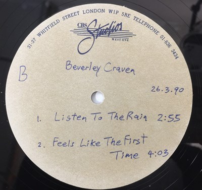 Lot 123 - ROCK & POP - 7"/ 12"/ LP TEST PRESSINGS/ ACETATES PACK
