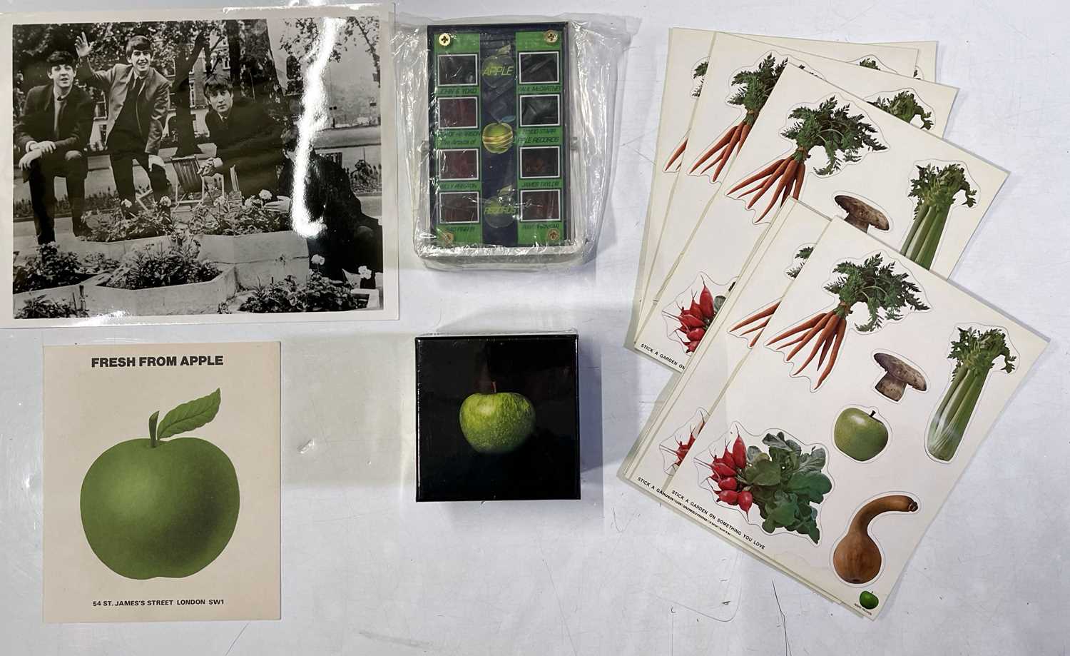 Lot 220 - THE BEATLES - APPLE RECORDS MEMORABILIA.