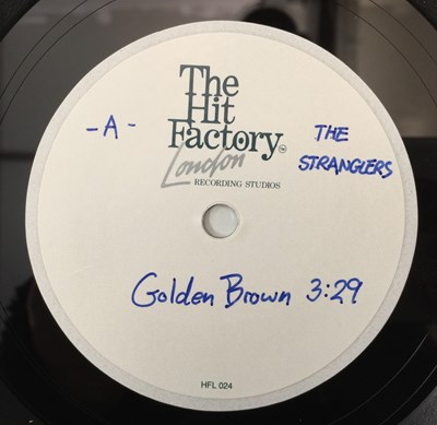 Lot 35 - THE STRANGLERS - GOLDEN BROWN/ OH YOU 7" ACETATE