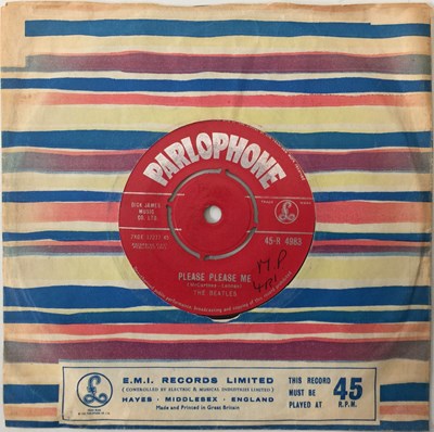 Lot 66 - THE BEATLES - PLEASE PLEASE ME/ ASK ME WHY 7" (UK RED PARLOPHONE - 45-R 4983)