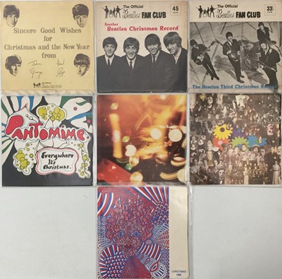 Lot 57 - THE BEATLES - COMPLETE CHRISTMAS FLEXI DISC COLLECTION